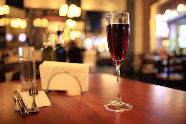 Wine in a restaurant — Stock Photo, Image