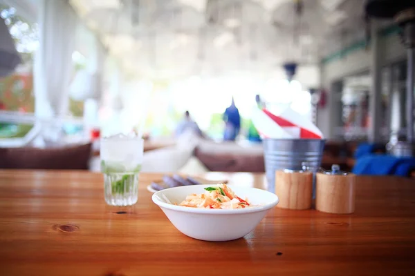 Tabla de ajuste en la cafetería — Foto de Stock