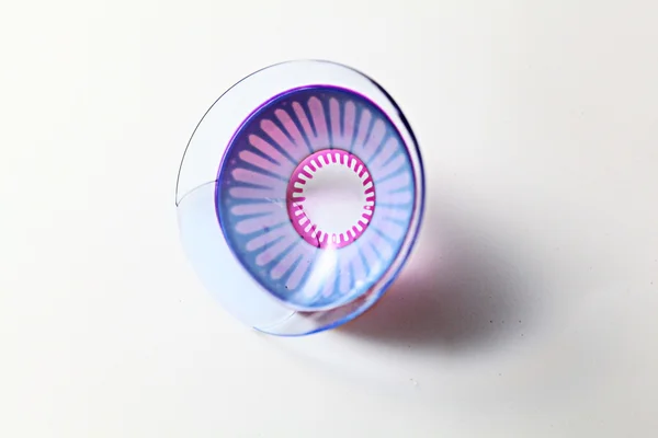 컬러 콘택트 렌즈 비전 — 스톡 사진