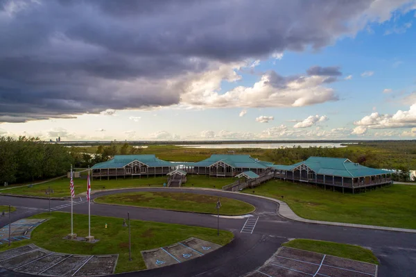 Aerial view of 5 Rivers Delta Resource Center