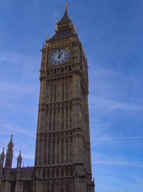 Londra, İngiltere 'deki Big Ben saat kulesi 