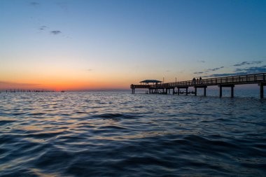 Daphne, Alabama 'daki Mayday Park' ta Mobil Körfez Günbatımı 