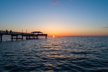 Daphne, Alabama 'daki Mayday Park' ta Mobil Körfez Günbatımı 