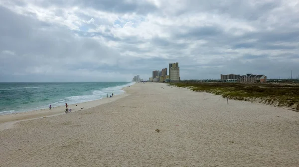 Plage Gulf Shores Alabama Jetée État Golfe Avril 2021 — Photo