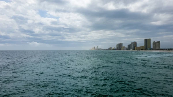 Playa Gulf Shores Alabama Muelle Del Golfo Abril 2021 — Foto de Stock