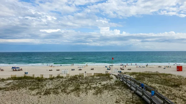 Пляж Gulf Shores Алабама Готелю Spring Break Квітні 2021 Року — стокове фото