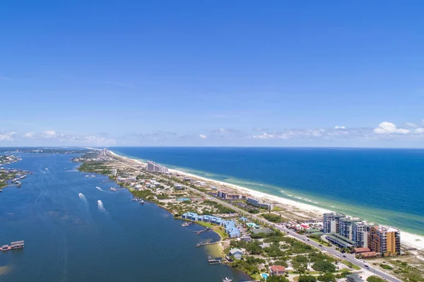 Perdido Key Sahili 'nin havadan görünüşü, Florida 
