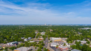 Şehir merkezindeki Mobile, Alabama şehir merkezi ufuk çizgisi şehir merkezinden 