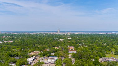 Şehir merkezindeki Mobile, Alabama şehir merkezi ufuk çizgisi şehir merkezinden 