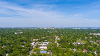 Şehir merkezindeki Mobile, Alabama şehir merkezi ufuk çizgisi şehir merkezinden 