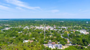 Mayıs 2021 'de Fairhope, Alabama' nın havadan görünüşü 