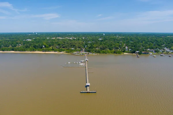 Muelle Municipal Fairhope Mobile Bay —  Fotos de Stock