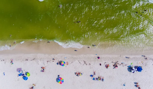 Widok Lotu Ptaka Orange Beach Alabama — Zdjęcie stockowe