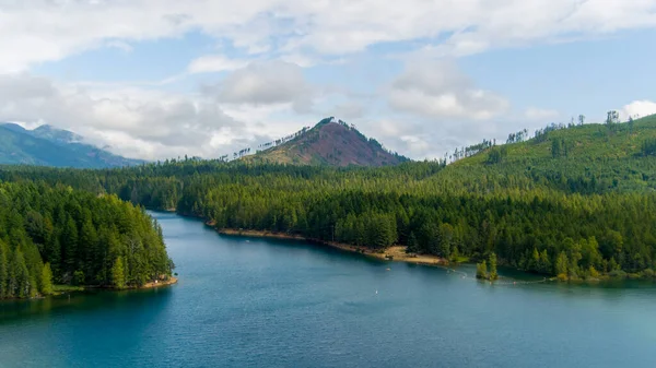 Lago Cushman Las Montañas Olímpicas Parque Skokomish Estado Washington —  Fotos de Stock