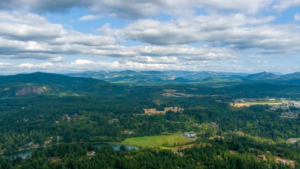 Lake Cushman Und Die Olympischen Berge Skokomish Park Bundesstaat Washington — Stockfoto