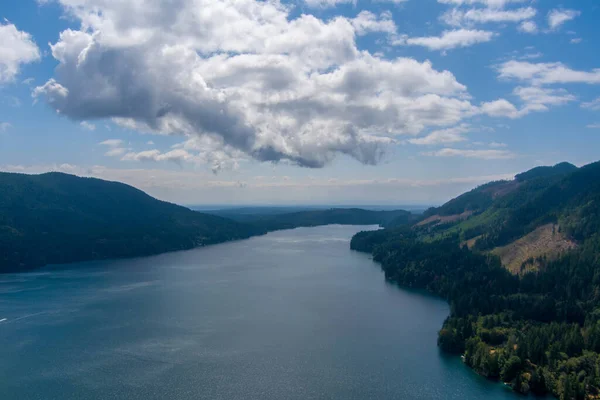 Lake Cushman Und Die Olympischen Berge Skokomish Park Bundesstaat Washington — Stockfoto