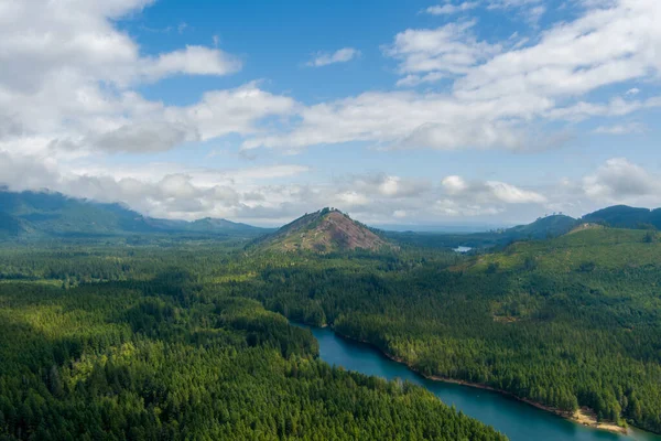 Lake Cushman Und Die Olympischen Berge Skokomish Park Bundesstaat Washington — Stockfoto