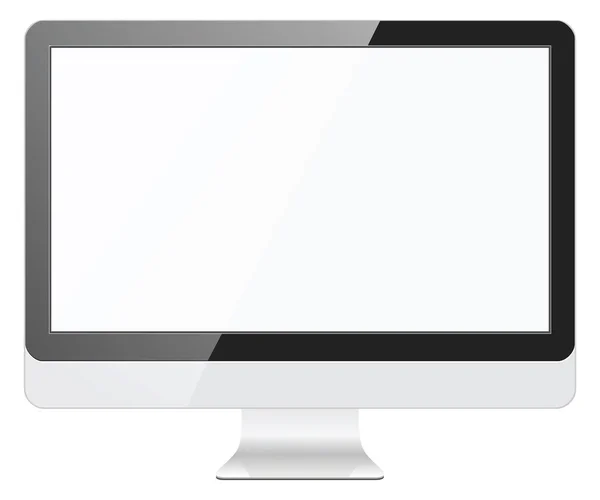 Moderno monitor per computer — Vettoriale Stock