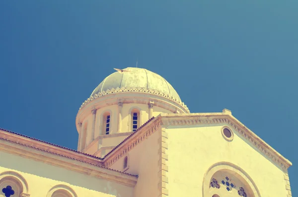 Ayia Napa orthodox cathedral. Limassol. Cyprus. Vintage photo — Stock Photo, Image