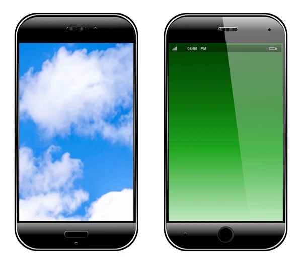 Smartphone aislado ilustración vectorial realista — Vector de stock