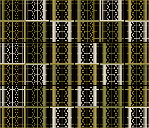 Textura Elegante Geométrica Sin Costuras Patrón Clásico Art Deco Sin — Vector de stock