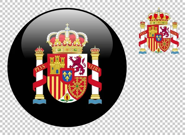 Εικονογράφηση Φορέα Coat Arms Spain Διαφανές Φόντο — Διανυσματικό Αρχείο