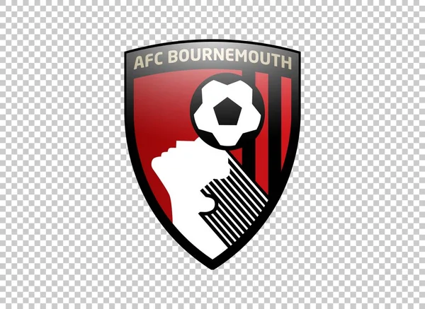 Inglaterra Clube Futebol Emblema Fundo Transparente Ilustração Vetorial Bournemouth — Vetor de Stock