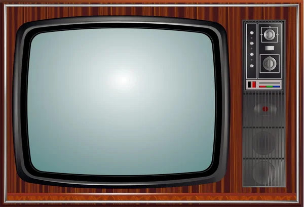 Antiguo Tv — Vector de stock