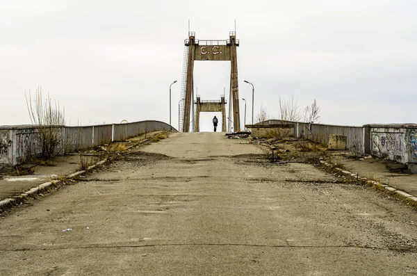 Abandoned  bridge — Stock Photo, Image