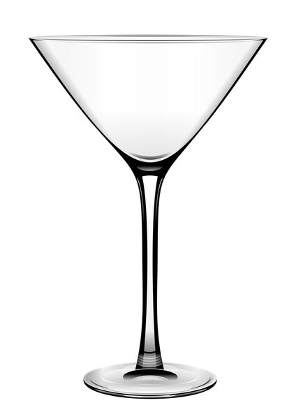 Classic martini glass