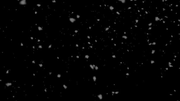 Sneeuw Deeltjes Glb Naam Stockvideo