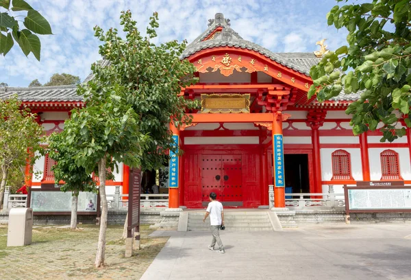 China Isla Hainan Sanya Enero 2020 Templo Zona Cultural Budista —  Fotos de Stock