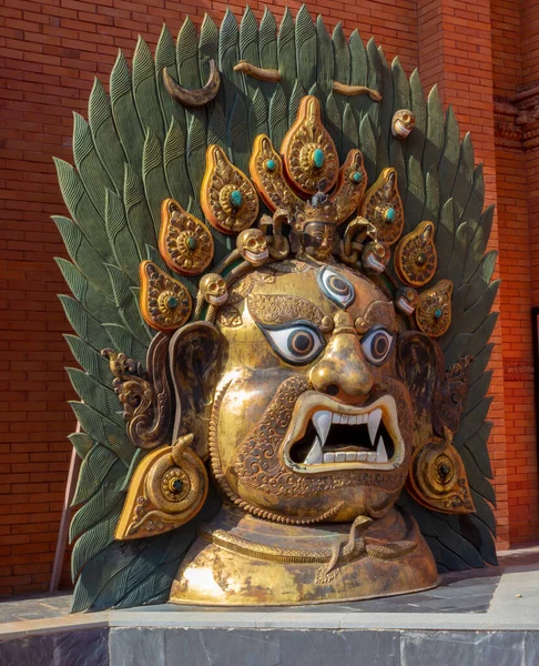 China Isla Hainan Sanya Enero 2020 Colorida Deidad Tradicional Budista — Foto de Stock