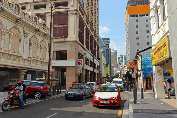 Kuala Lumpur Malasia Marzo 2019 Tráfico Por Carretera Calle Kuala — Foto de Stock