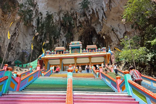 Kuala Lumpur Maleisië Maart 2019 Regenboogtrap Kleurrijke Versierde Entree Tot — Stockfoto