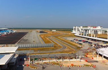 Sepang, Selangor, Malezya - 17 Mart 2019: Kuala Lumpur Uluslararası Havaalanı