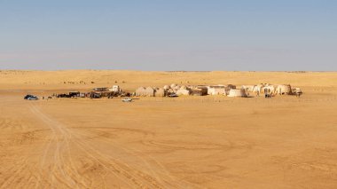 Ong Jemel Town, Sahra Çölü, Tunus. Star Wars filmi burada çekildi. Tatooine gezegeninin yerleşimi
