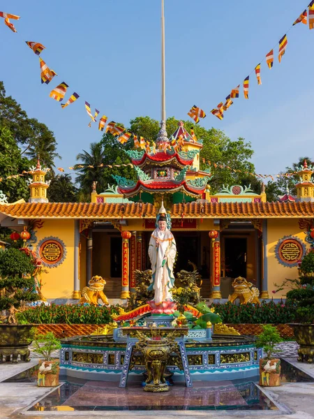 Duong Dong Phu Quoc Ilha Vietnã Março 2019 Estátua Deusa — Fotografia de Stock