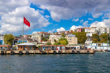 İstanbul, Türkiye - 6 Ekim 2019: IDO Beşiktaş Rıhtımı.