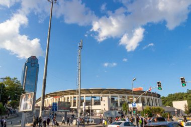İstanbul, Türkiye - 6 Ekim 2019: Vodafone Parkı. İstanbul, Türkiye 'nin Beşiktaş ilçesindeki Beşiktaş JK' nın çok amaçlı ve çok amaçlı bir stadyumu..