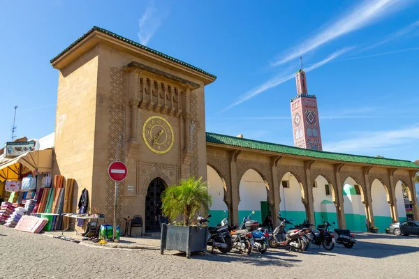 Tanger Marocko Oktober 2019 Sidi Bou Abib Moskén Grand Socco — Stockfoto