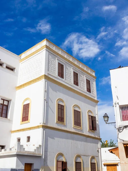 Casa Histórica Medina Branca Casablanca Marrocos Esta Casa Construída Pelos — Fotografia de Stock