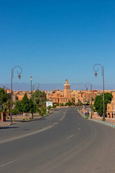 Oarzazate モロッコ 10月 2019 Avenue Mohammed Ouarzazate モロッコ — ストック写真