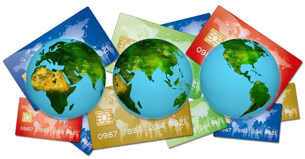 Carte di credito — Foto Stock