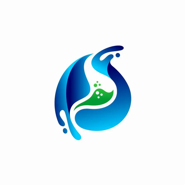 Logotipo Del Estómago Con Concepto Moderno — Vector de stock