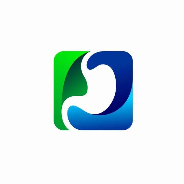 Modern konsepte sahip mide simgesi