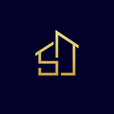 S ve D harflerini oluşturan ev logosu.