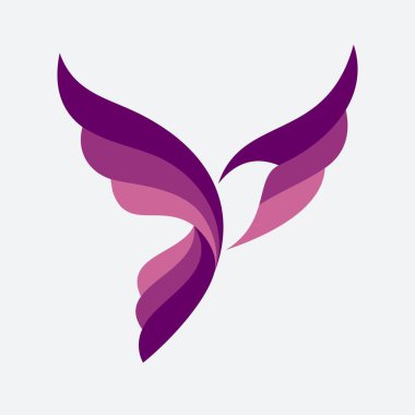 Uçan kuş vektör logosu