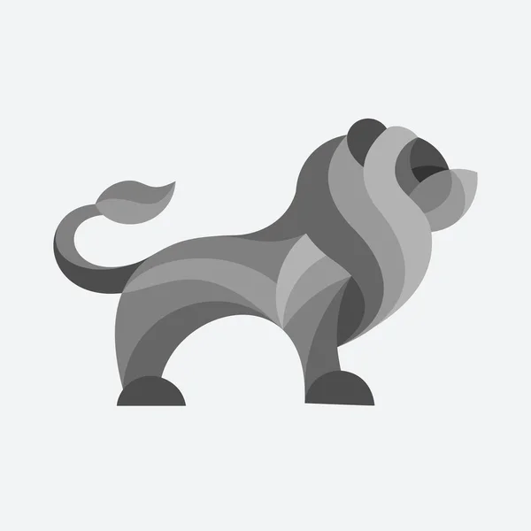 狮子座病媒标志 — 图库矢量图片