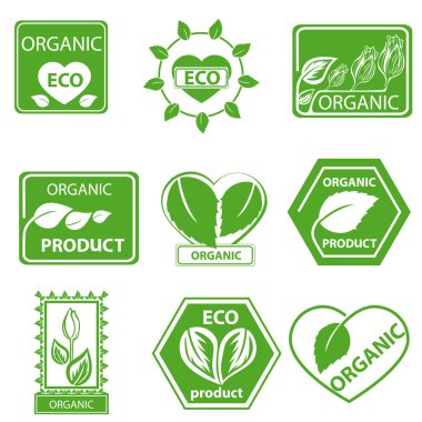 Organik ürünler, broşür logosu